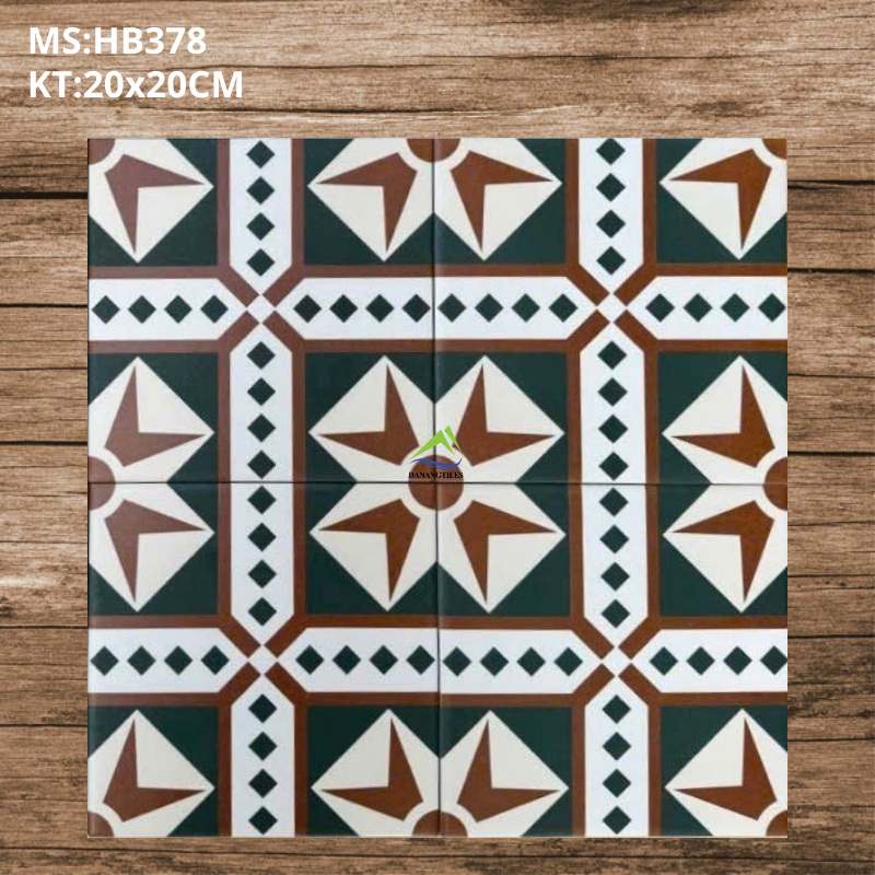 GẠCH BÔNG MEN HB378