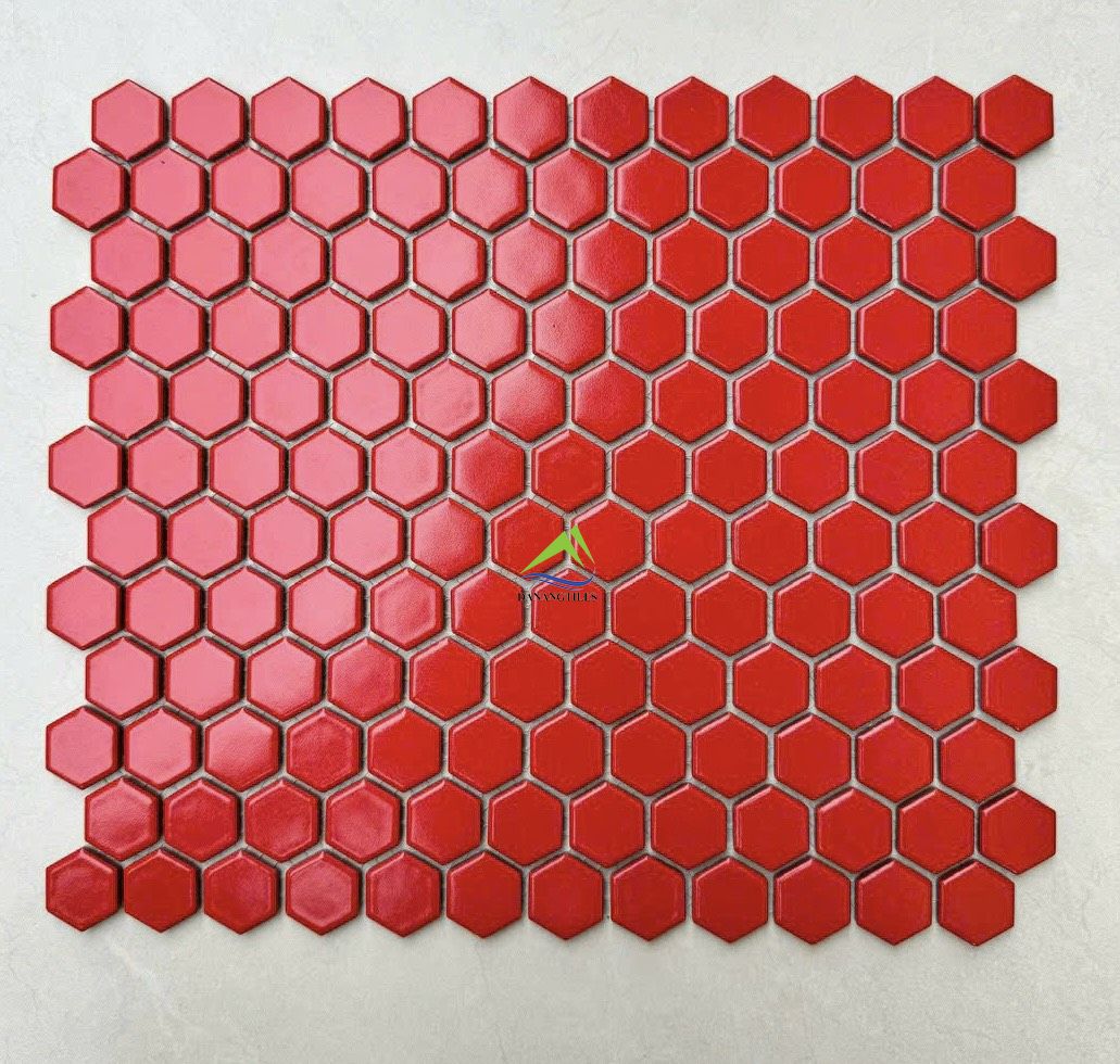 GẠCH MOSAIC GỐM SỨ LỤC GIÁC G9506