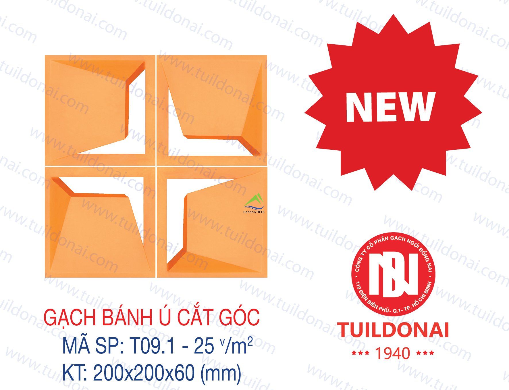 GẠCH THÔNG GIÓ BÁNH Ú CẮT GÓC T09.1