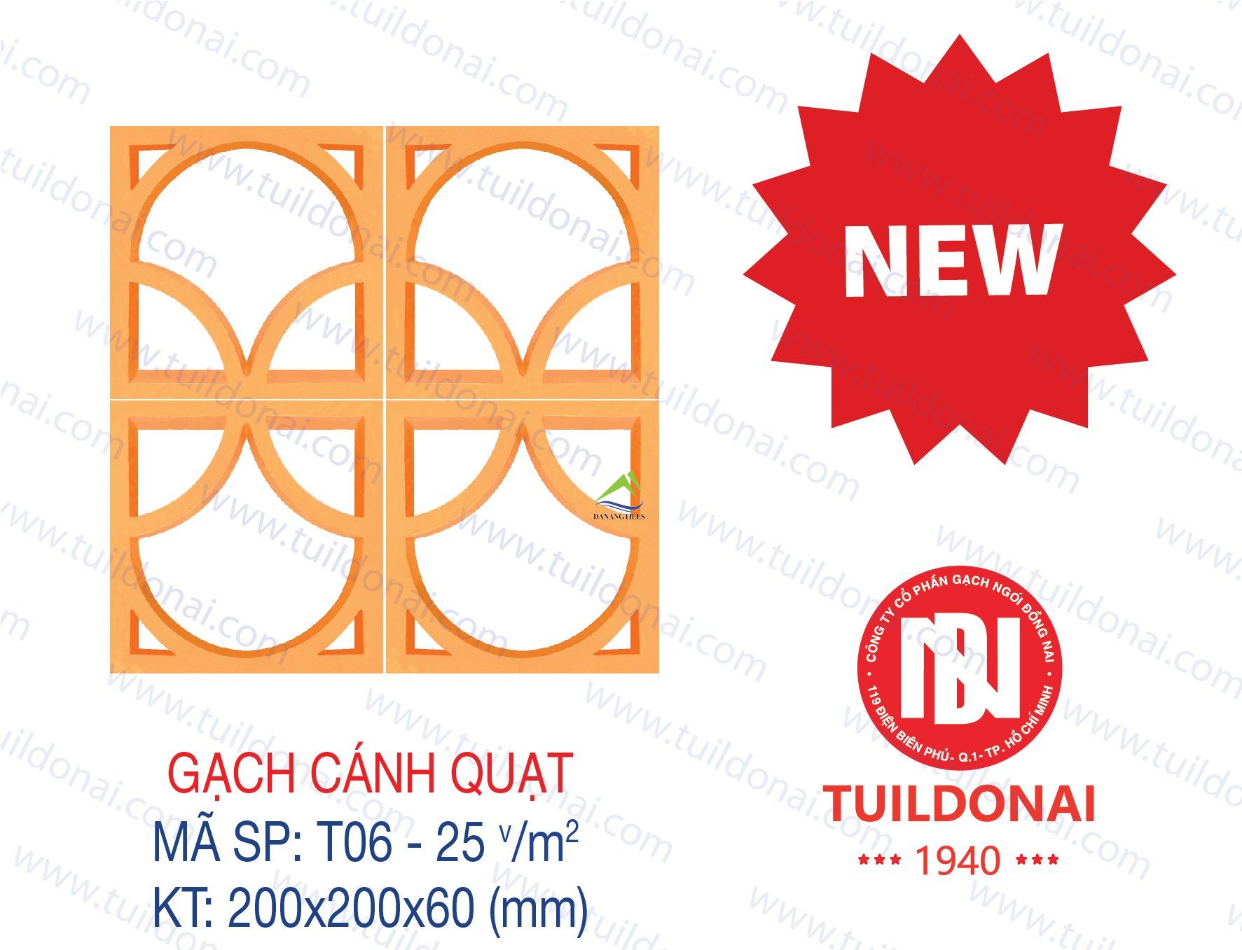 GẠCH THÔNG GIÓ CÁNH QUẠT T06