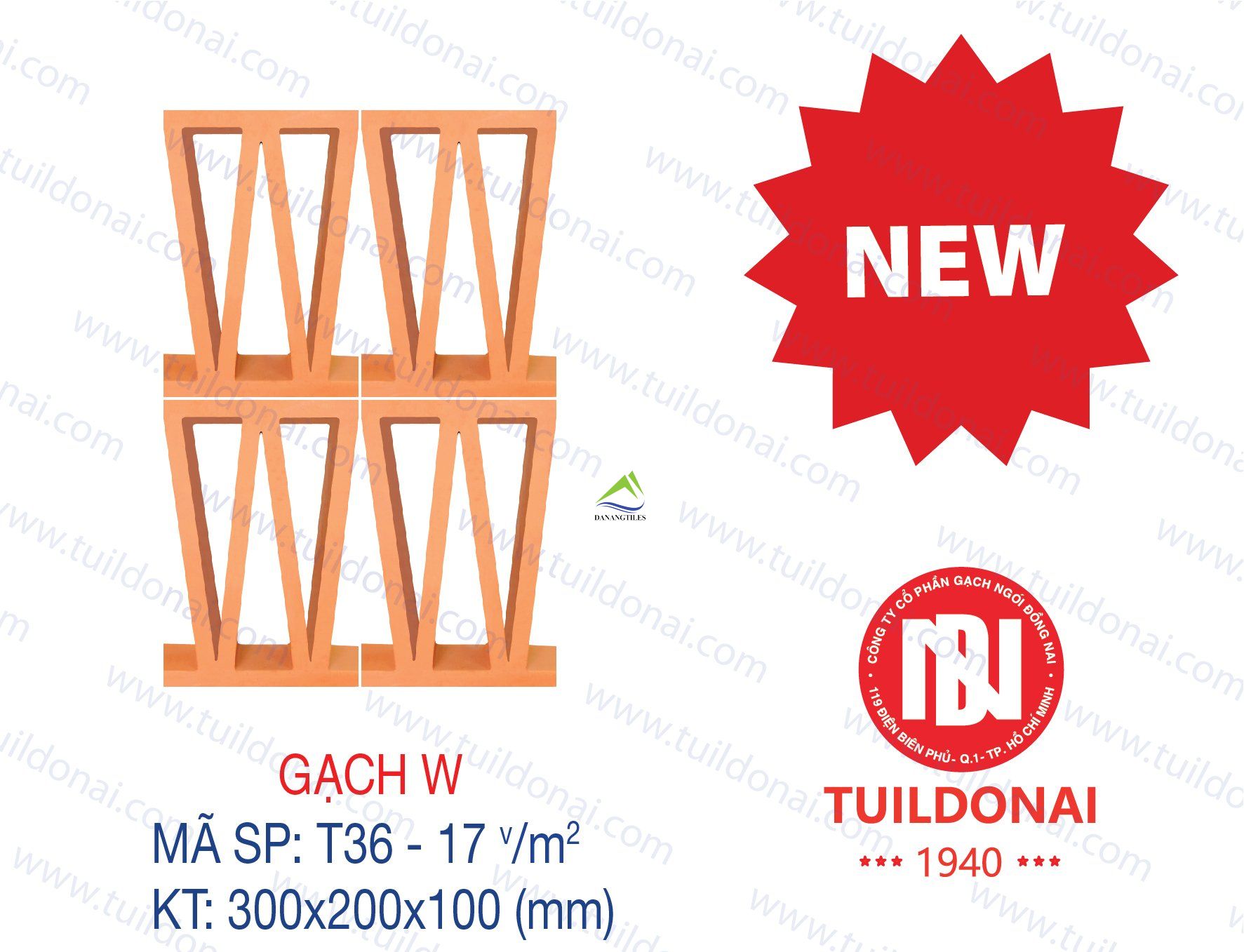 GẠCH THÔNG GIÓ W T36