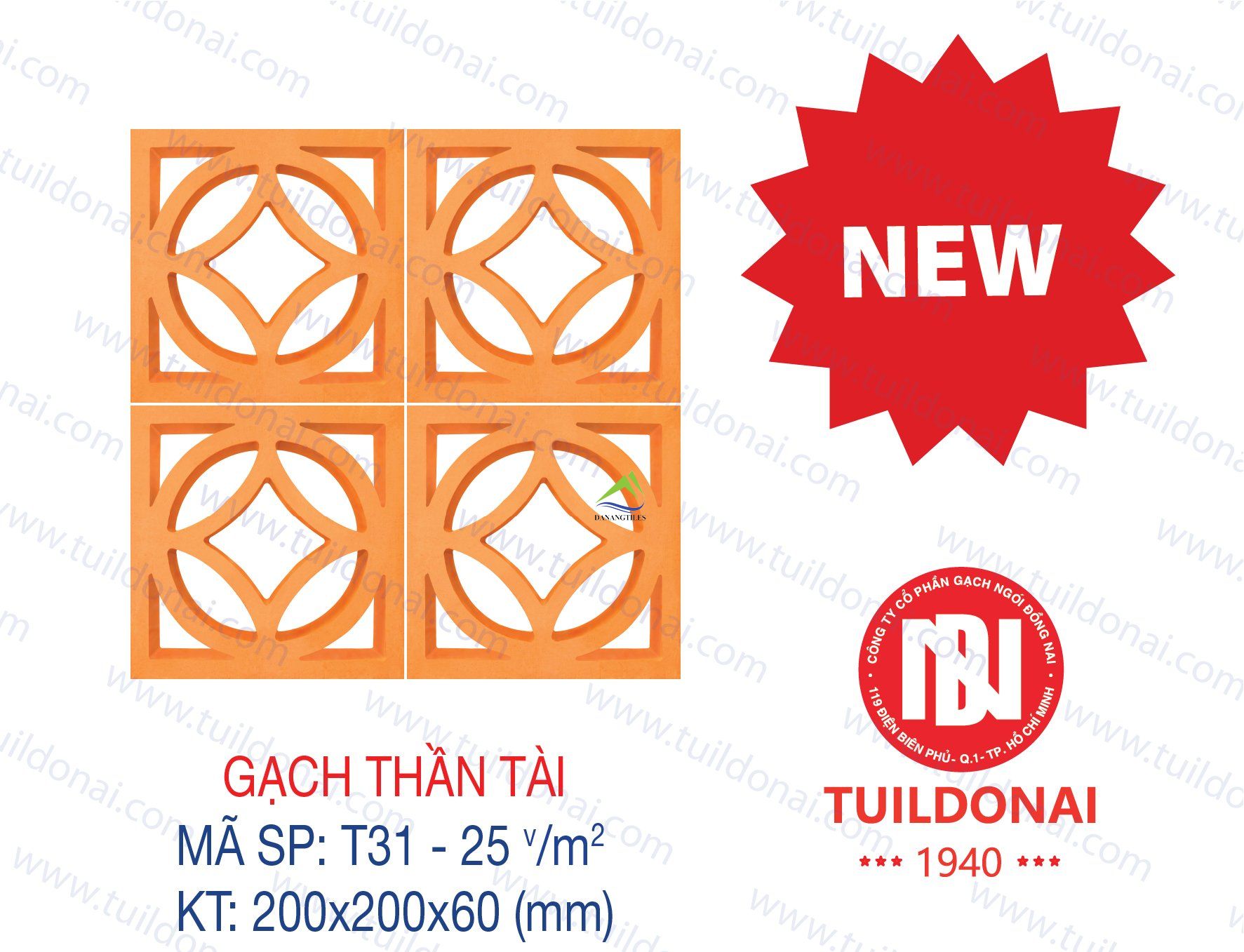 GẠCH THÔNG GIÓ THẦN TÀI T31