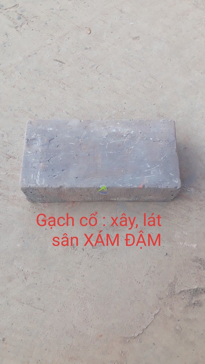 GẠCH CỔ XÂY LÁT XÁM ĐẬM
