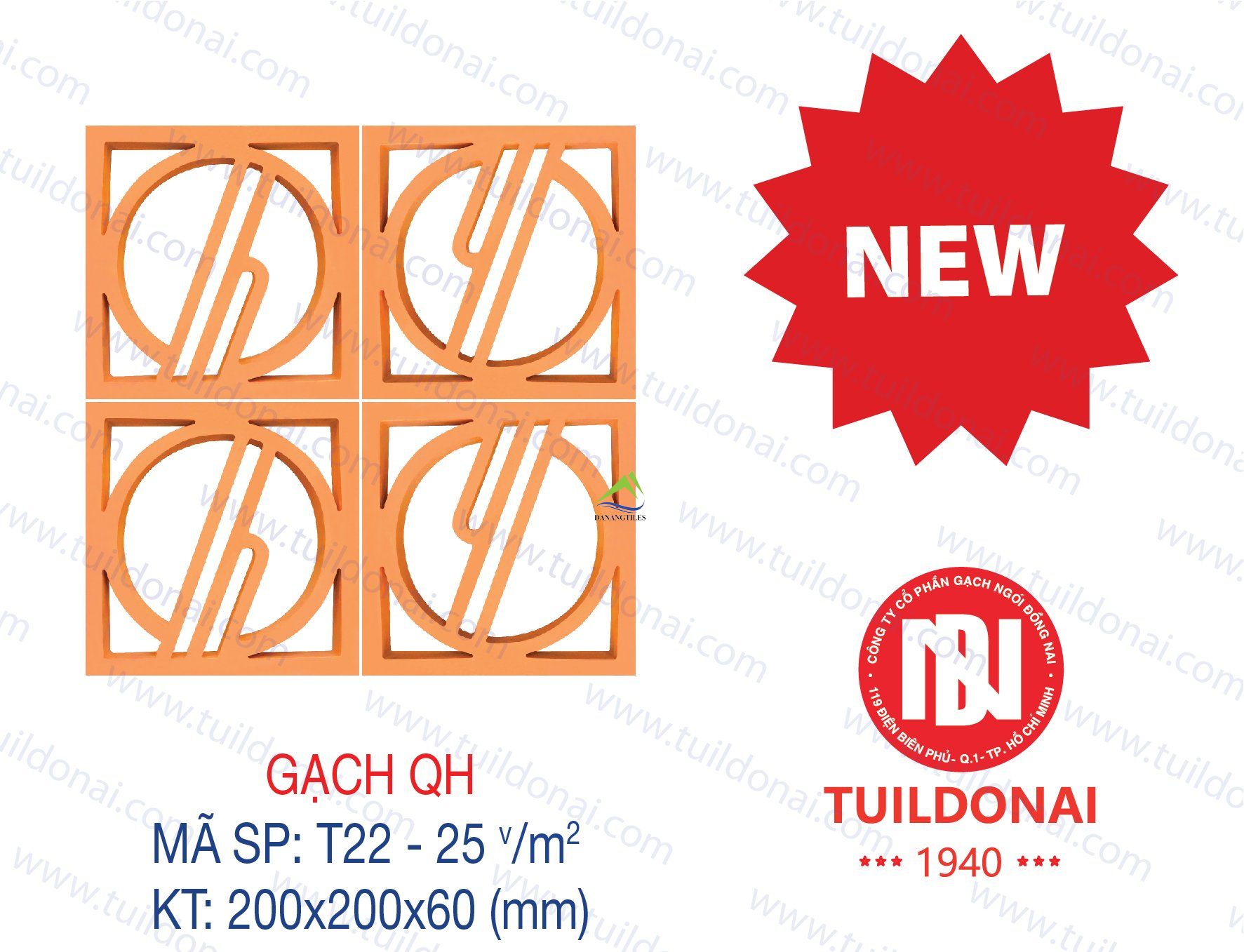GẠCH THÔNG GIÓ QH T22