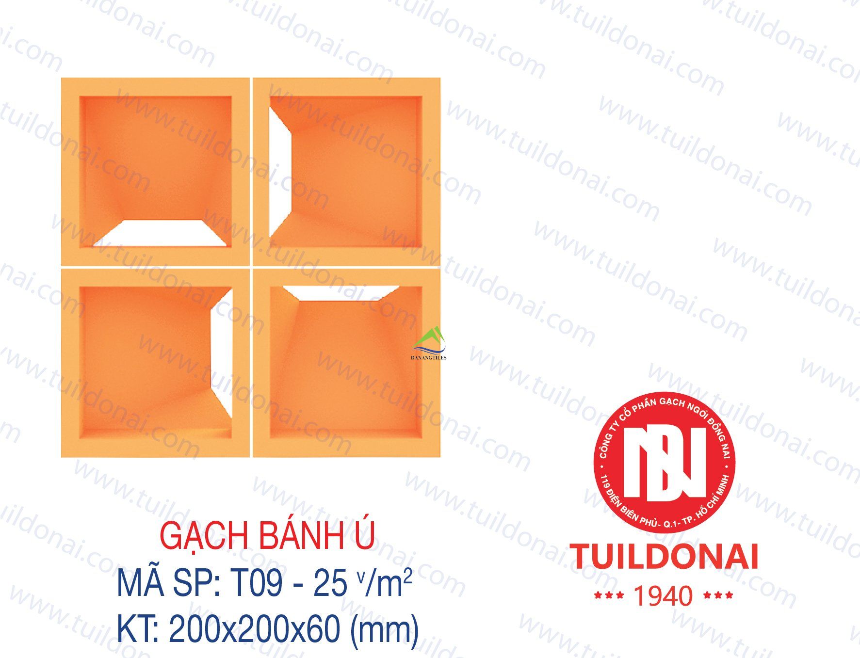 GẠCH THÔNG GIÓ BÁNH Ú T09