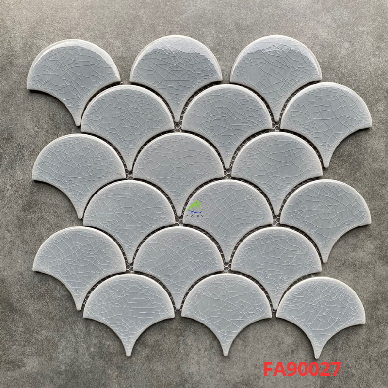 GẠCH MOSAIC VẢY CÁ F07