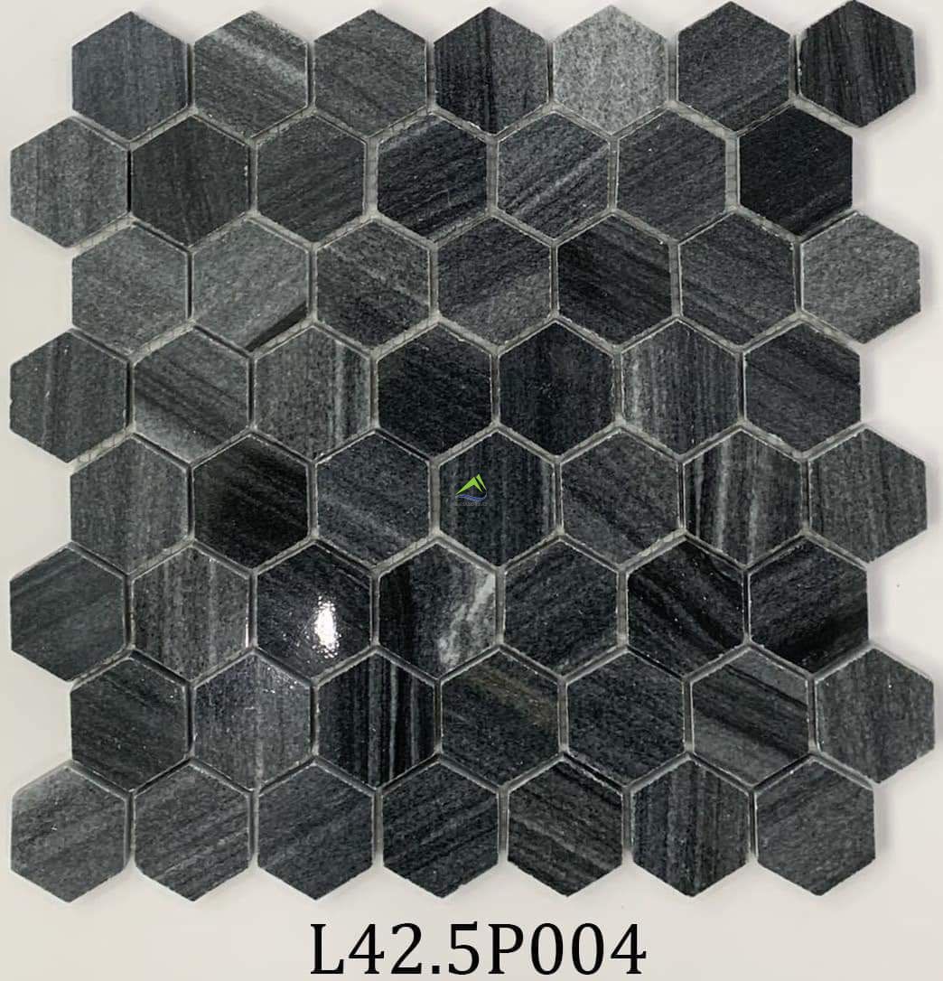 MOSAIC ĐÁ TỰ NHIÊN LỤC GIÁC