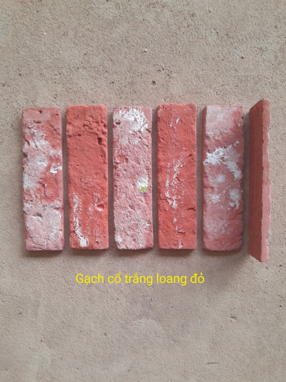 GẠCH CỔ TRẮNG LOANG ĐỎ