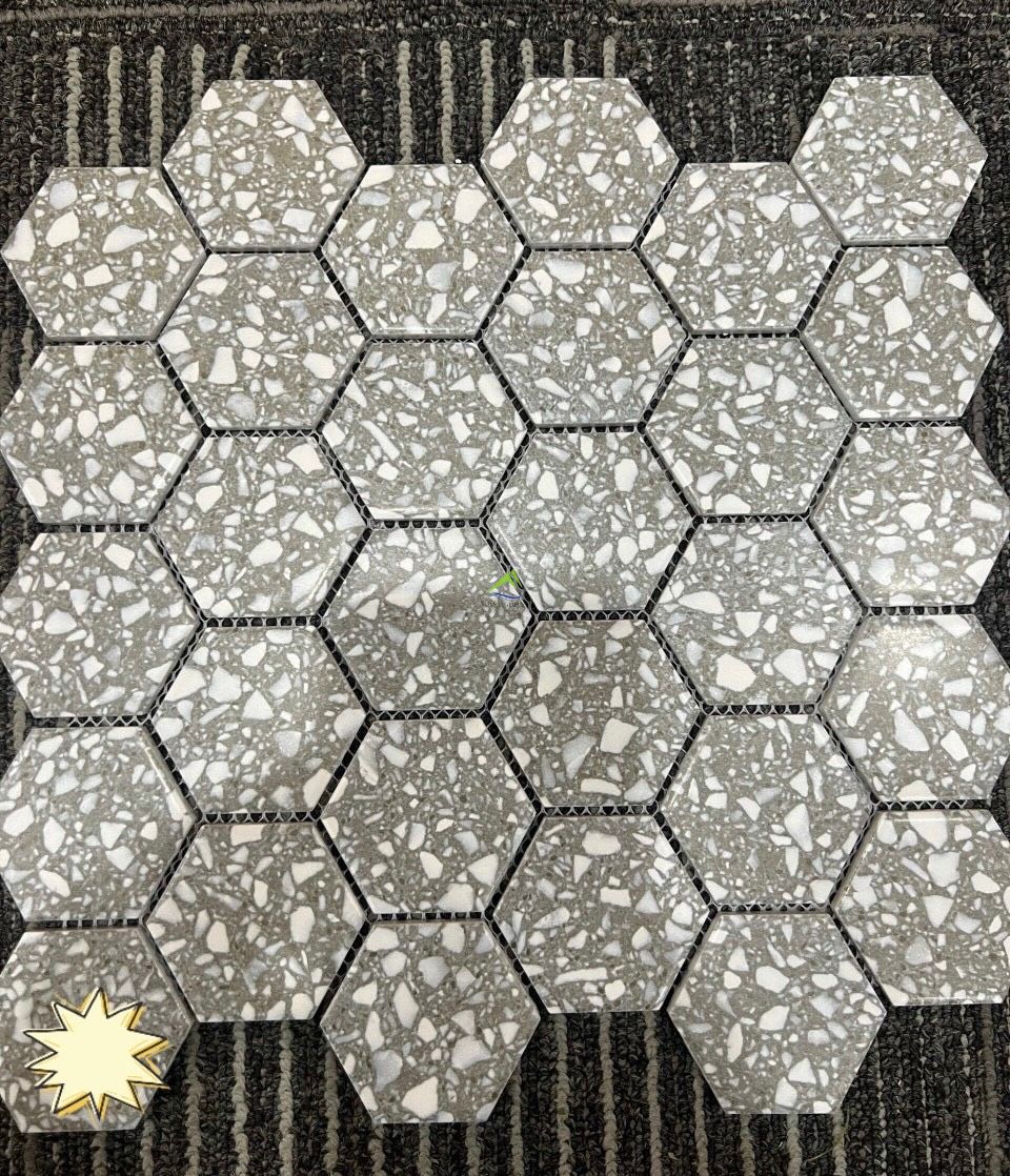 GẠCH MOSAIC GỐM SỨ LỤC GIÁC