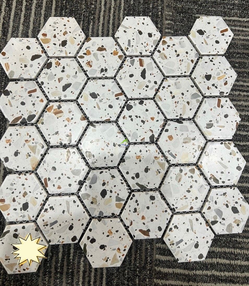 GẠCH MOSAIC GỐM SỨ LỤC GIÁC