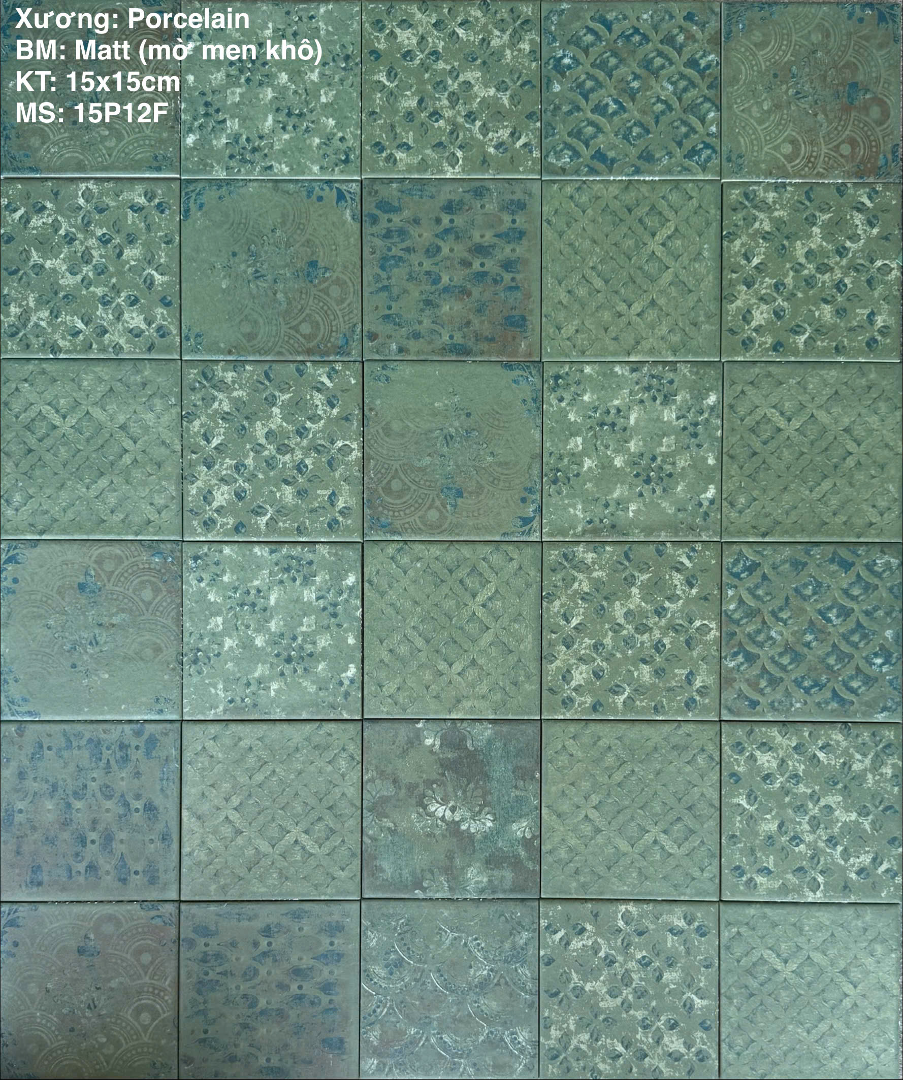 GẠCH THẺ PATINA 15P12F